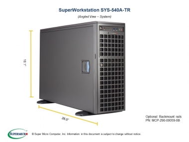 Stacja Robocza Tower Single 3gen Xeon, 7 PCIE 4.0, 10GBe